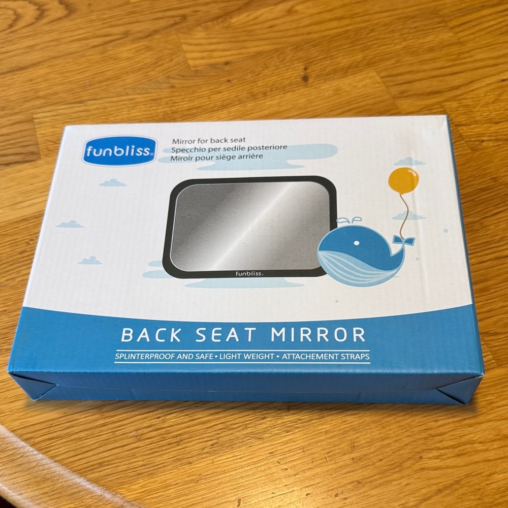 Bliss Black Car Seat Mirror
